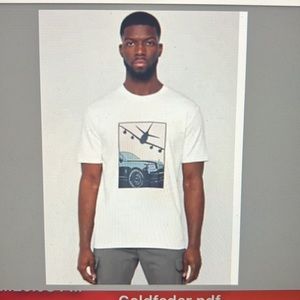 Graphic Tee by Manière de Voir Men’s Jet Rolls Royce Graphic T Shirt Size XL